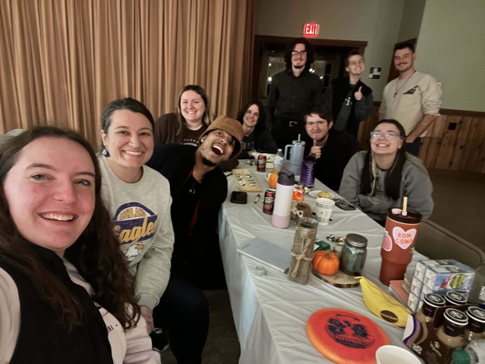 fall retreat, group, outdoors, camp, the well